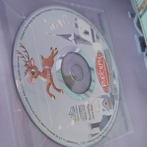 New Rudolph Book & Audio CD - Picture 4 of 7